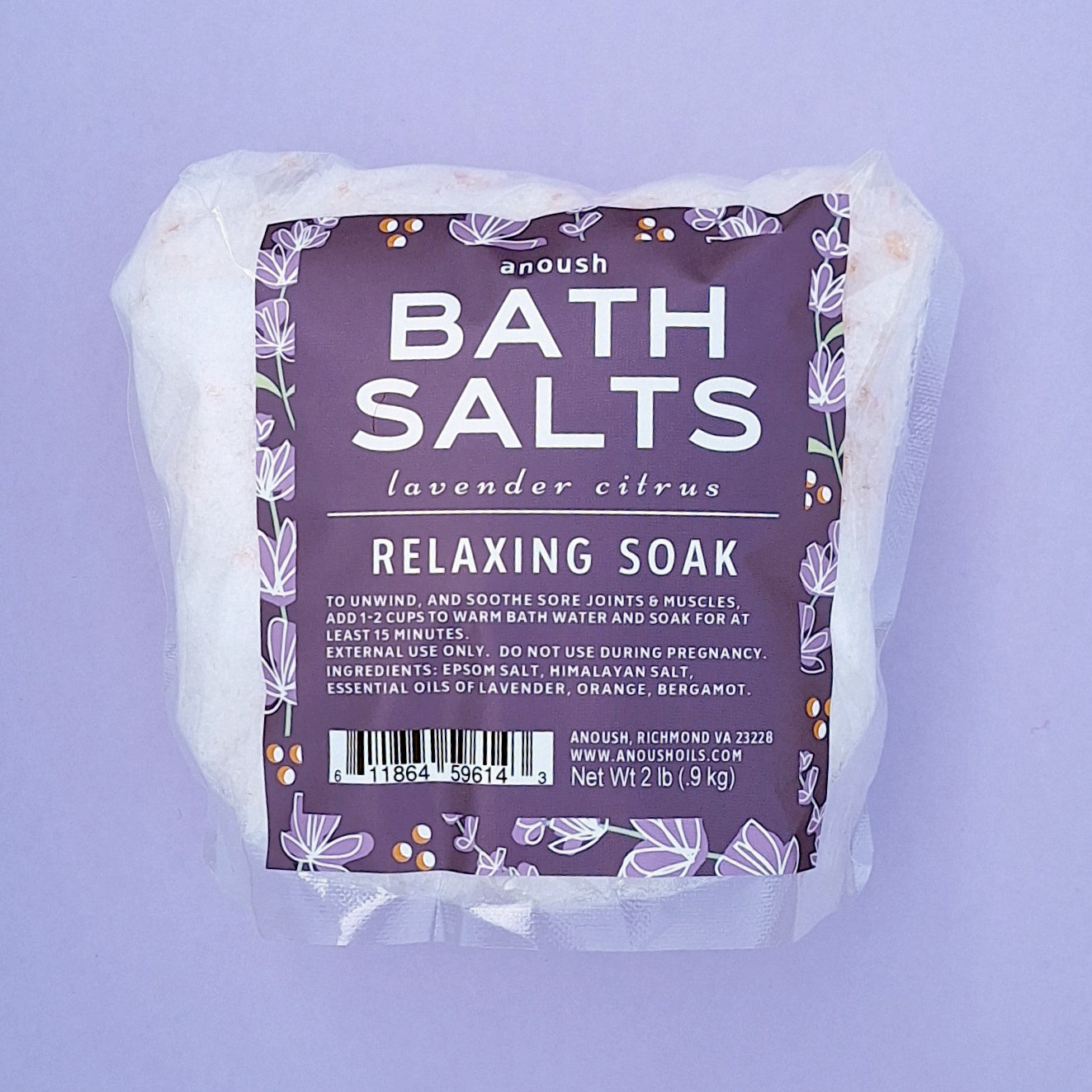 Lavender Citrus Bath Salt