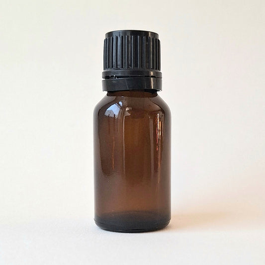 Half-Ounce (15 ml) Amber Glass Bottle