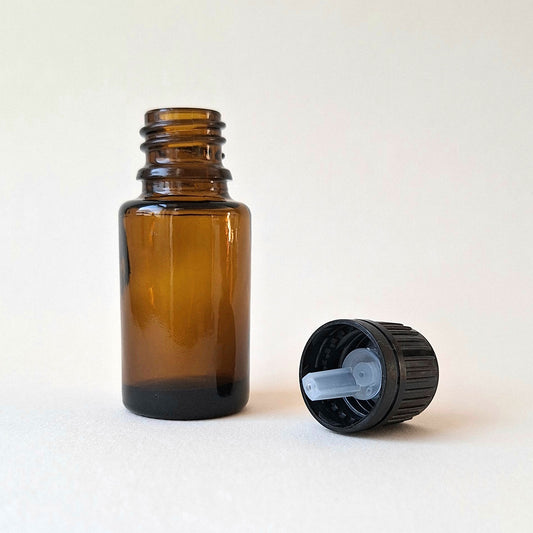 Half-Ounce (15 ml) Amber Glass Bottle
